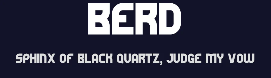 Berd — Sans Serif Font — thumbnail 2