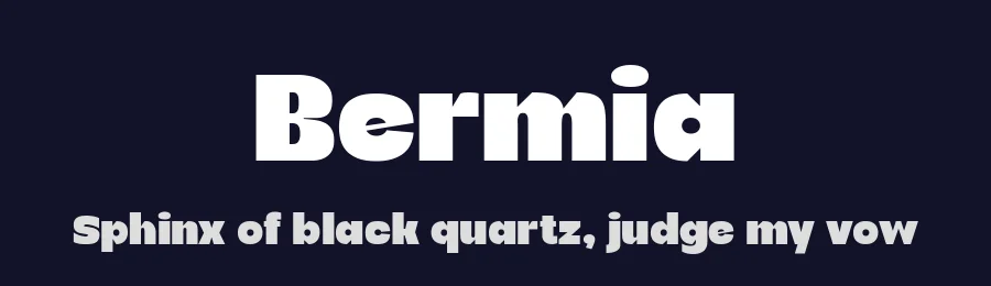 Bermia by By Abdul Artega — Display Font — thumbnail 2