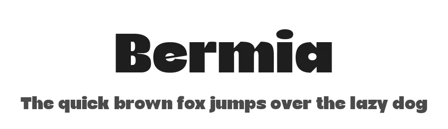 Bermia by By Abdul Artega — Display Font