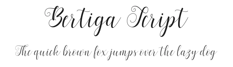 Bertiga Script by Rudistudio — Script Handwritten Font