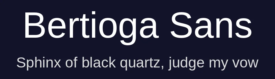 Bertioga Sans by Monotype Imaging Inc., Steve Matteson (font), Stefan Peev (BGR Cyrillic), Cristiano Sobral (main changes) — Sans Serif Font — thumbnail 2