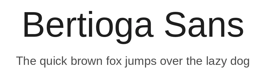 Bertioga Sans by Monotype Imaging Inc., Steve Matteson (font), Stefan Peev (BGR Cyrillic), Cristiano Sobral (main changes) — Sans Serif Font