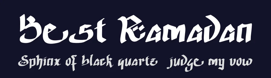 Best Ramadan — Script Handwritten Font — thumbnail 2