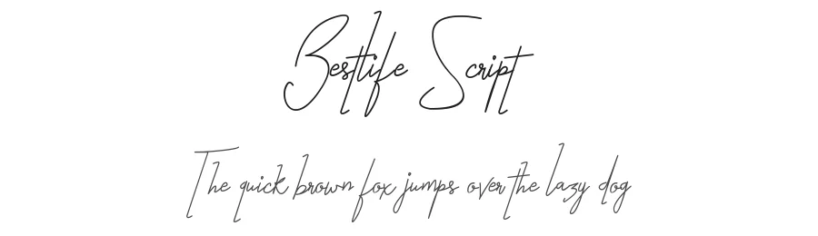 Bestlife Script by Ikrar Bey Khubaib — Script Handwritten Font