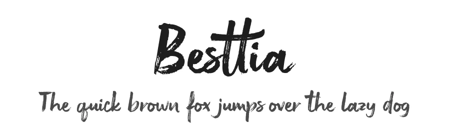 Besttia by Stripes Studio — Script Handwritten Font