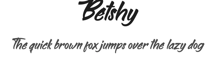 Betshy by Suandana I Pande Made — Script Handwritten Font