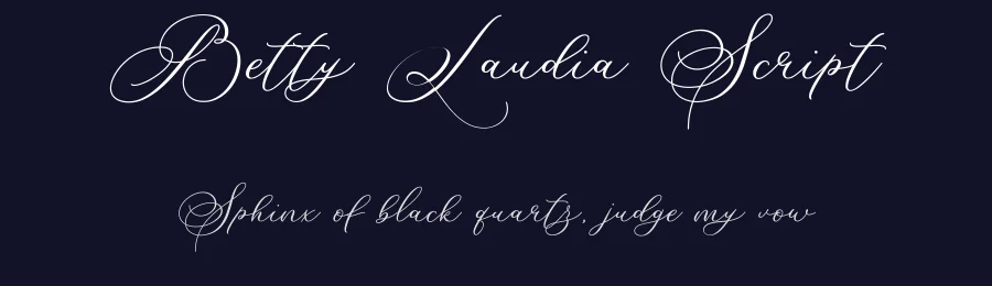 Betty Laudia Script by Nurkhalidin — Script Handwritten Font — thumbnail 2