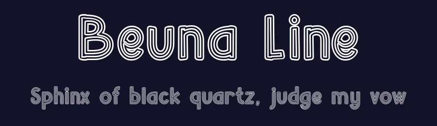 Beuna Line by Musthafa Kamal Emje — Script Handwritten Font — thumbnail 2