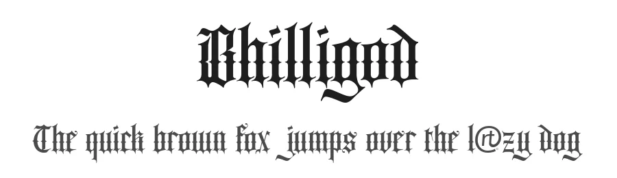 Bhilligod by Ridwan Fadilah — Display Font