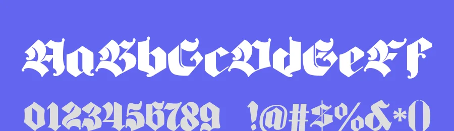 Big Fat Gothic by I Kadek Paniawan — Display Font — thumbnail 3