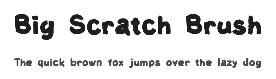 Big Scratch Brush