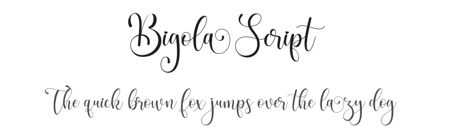 Bigola Script by Gilar Studio. — Script Handwritten Font