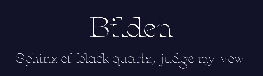 Bilden by Nathan Laurent — Serif Font — thumbnail 2