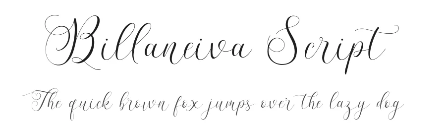 Billaneiva Script by thirtypath — Script Handwritten Font