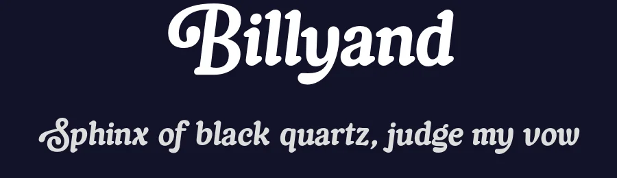 Billyand by Ahmad Ramzi Fahruddin & Habib Alfatul Akbar — Serif Font — thumbnail 2
