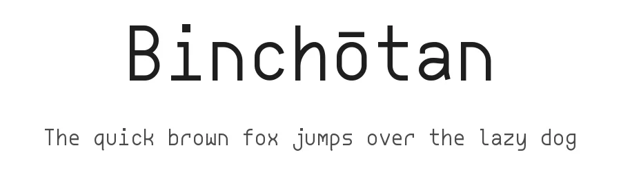 BinchΕtan β Sans Serif Font