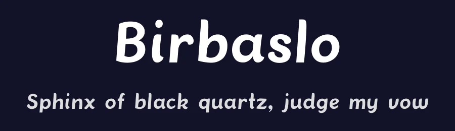 Birbaslo — Script Handwritten Font — thumbnail 2