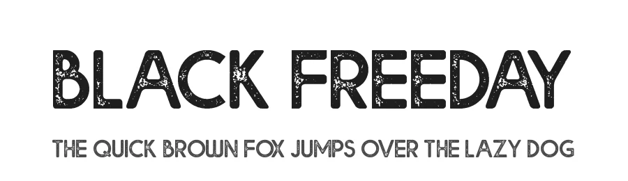 Black Freeday — Script Handwritten Font
