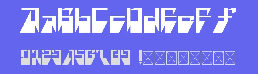 Blade43 by frongile — Display Font — thumbnail 3