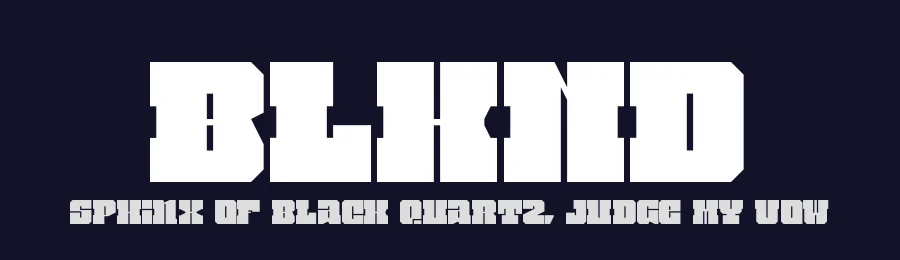 BLKND by Escaphandro — Display Font — thumbnail 2