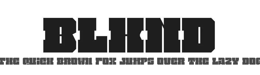 BLKND by Escaphandro โ Display Font