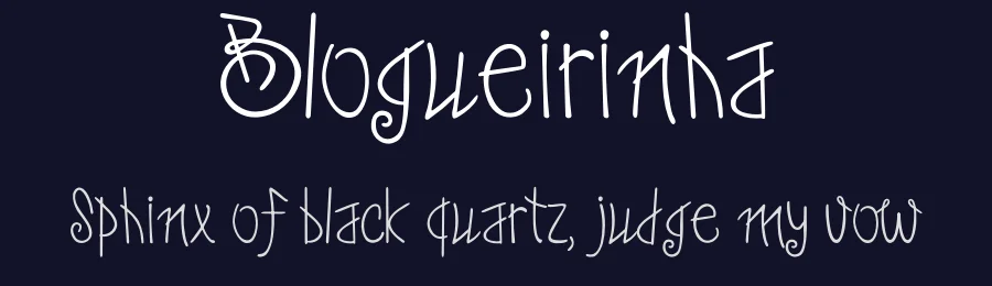 Blogueirinha — Script Handwritten Font — thumbnail 2