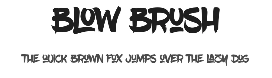 Blow Brush by Petar Acanski — Script Handwritten Font