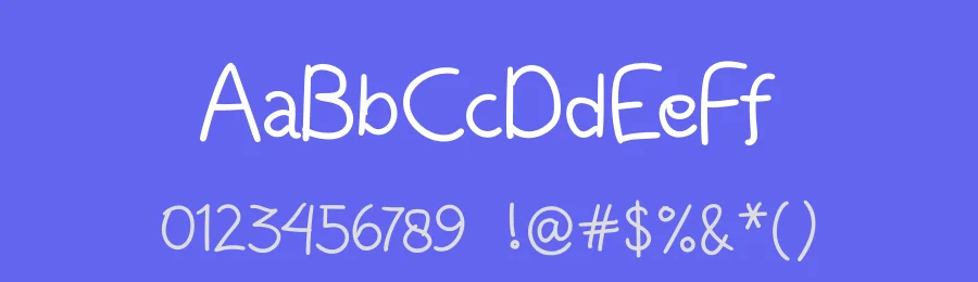 Blue Bubbles by Ivan Al Farizi — Script Handwritten Font — thumbnail 3