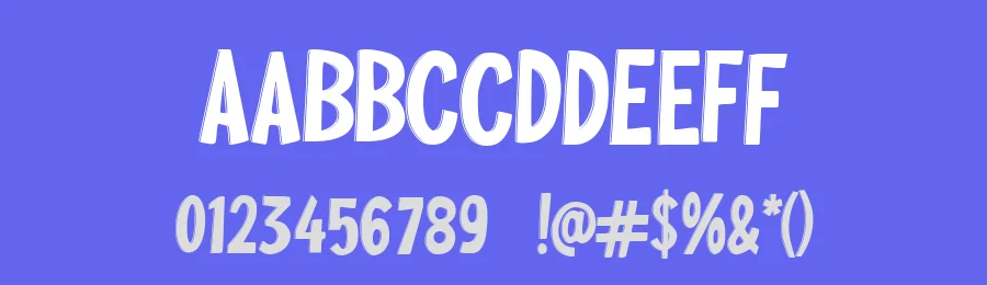 Blueberry Cupcake by Joe Letter — Display Font — thumbnail 3