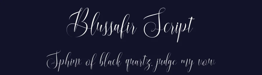 Blussafir Script by Great studio — Script Handwritten Font — thumbnail 2