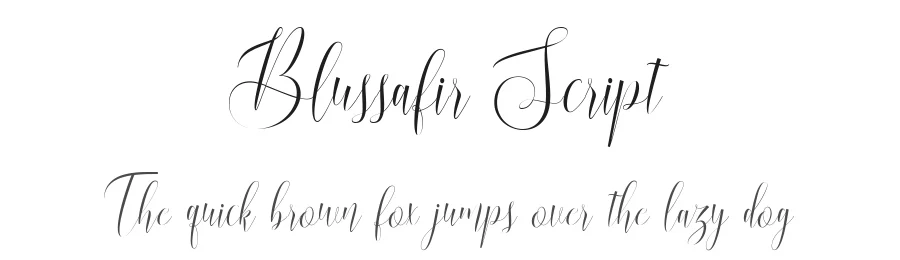 Blussafir Script by Great studio — Script Handwritten Font