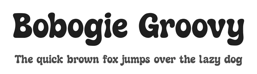 Bobogie Groovy by Muhammad Asroful Umam — Display Font