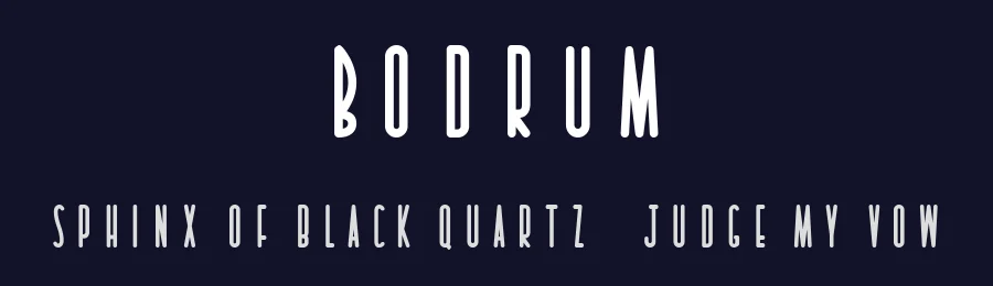 Bodrum by Onur Guvener — Sans Serif Font — thumbnail 2