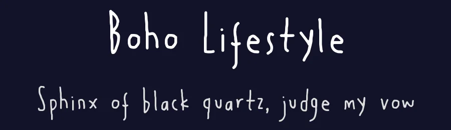 Boho Lifestyle by Sahirul — Script Handwritten Font — thumbnail 2