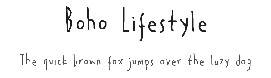 Boho Lifestyle by Sahirul — Script Handwritten Font