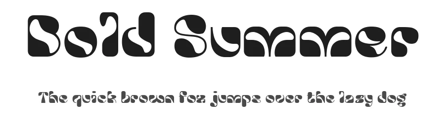 Bold Summer by Authentype — Display Font