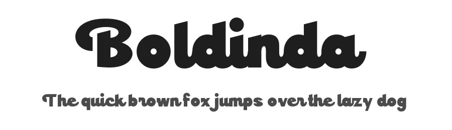 Boldinda by Lettersweet โ Sans Serif Font