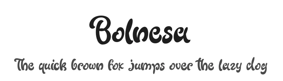 Bolnesa by Lettersweet — Script Handwritten Font