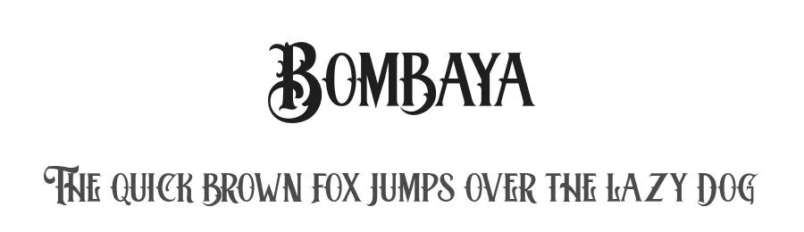 Bombaya by Typotopia — Display Font