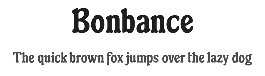 Bonbance by Louna Bourdon — Serif Font