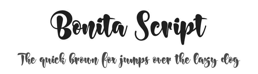 Bonita Script by Jorse — Script Handwritten Font