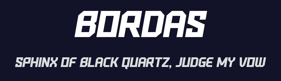 Bordas by Drizy Studio — Display Font — thumbnail 2