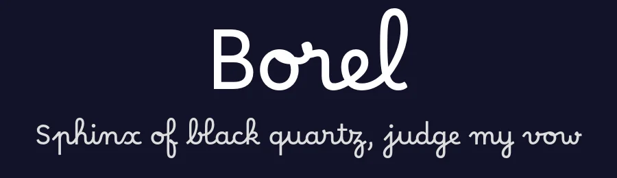Borel by Rosalie Wagner — Script Handwritten Font — thumbnail 2