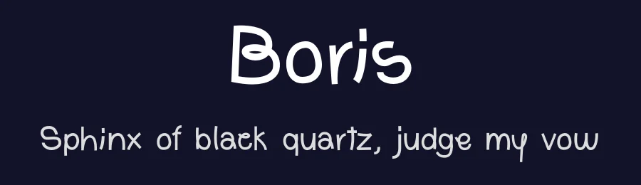 Boris by Giulia Boggio — Script Handwritten Font — thumbnail 2