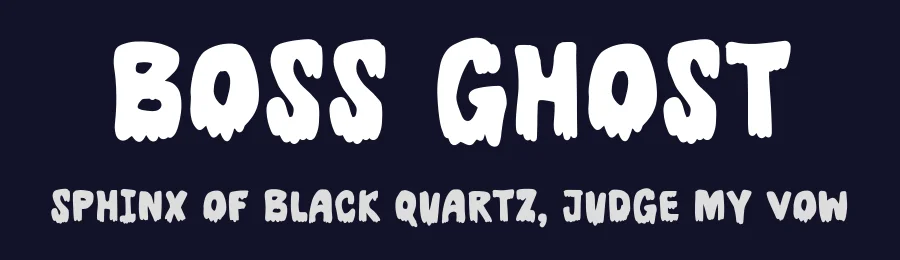 Boss Ghost — Script Handwritten Font — thumbnail 2