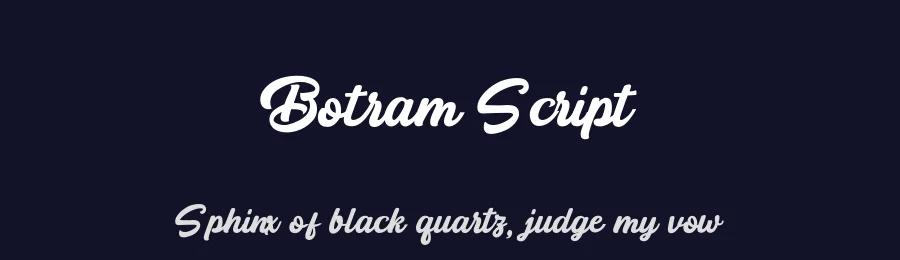 Botram Script by Budi Erlangga — Script Handwritten Font — thumbnail 2