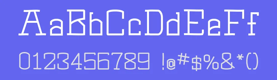 Bowlodrome Jiggs — Slab Serif Font — thumbnail 3