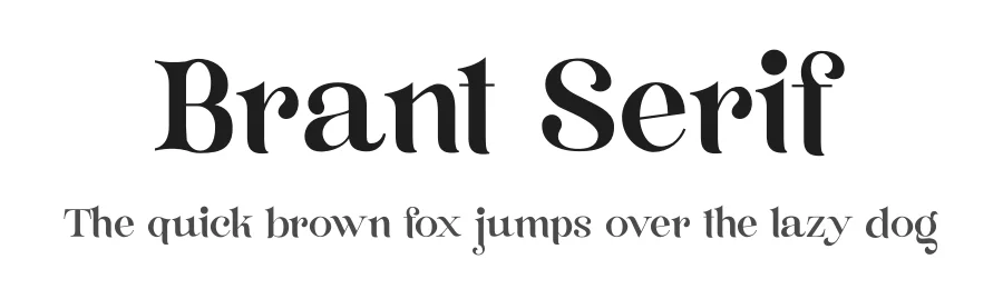 Brant Serif by Wahyu Setiya Rahmawan — Serif Font