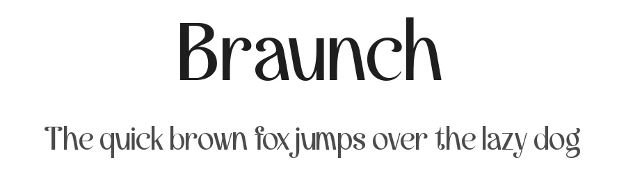 Braunch by Say Studio — Sans Serif Font