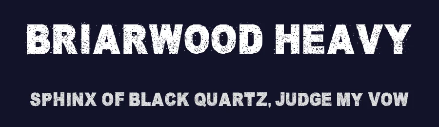 Briarwood Heavy by Nathan Brown — Display Font — thumbnail 2
